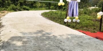 Umkiang village gets new road under DMF