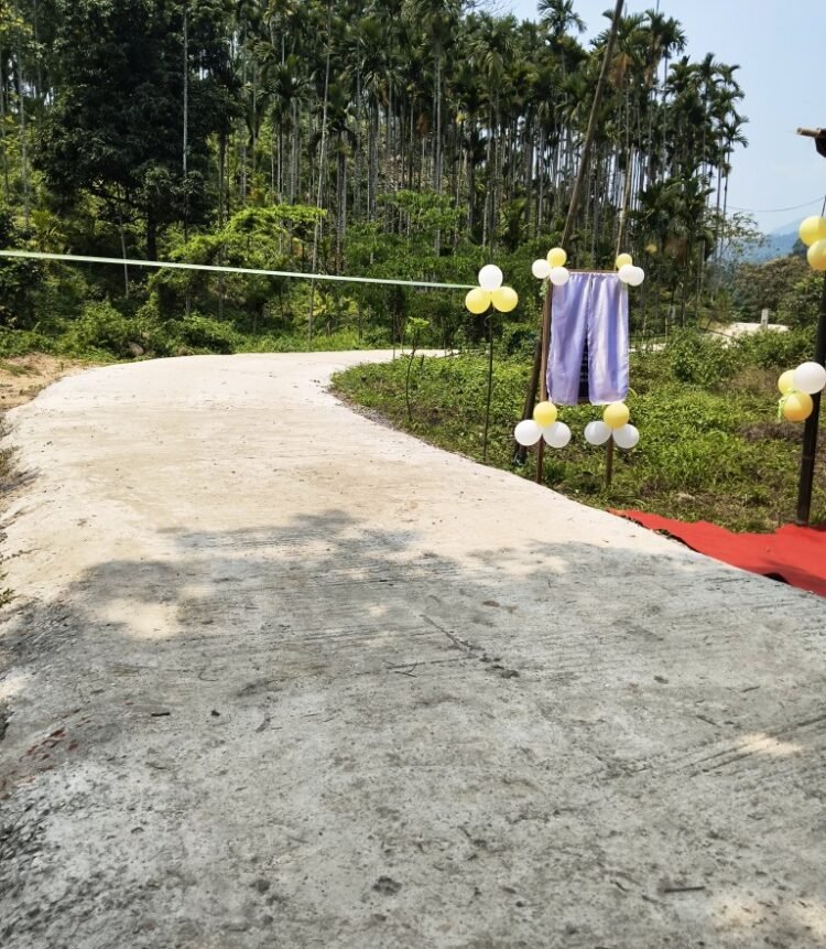 Umkiang village gets new road under DMF