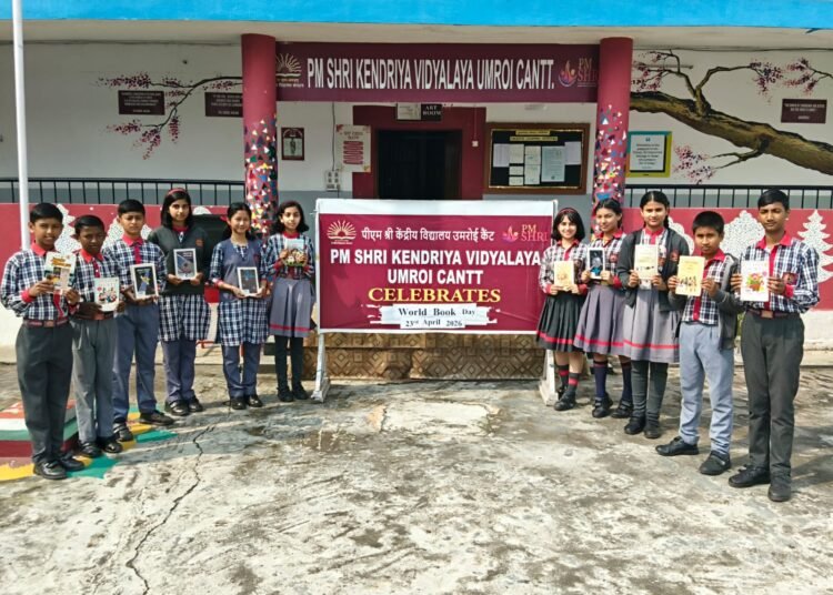 KV Umroi Cantt celebrates World Book Day