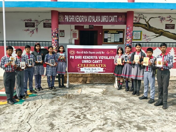 KV Umroi Cantt celebrates World Book Day