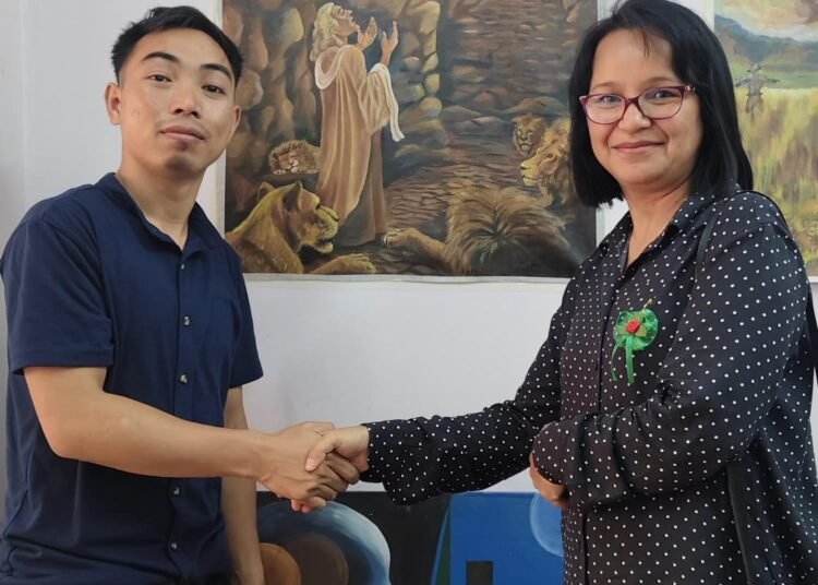 Young artist holds solo art exhibition at Nongpoh