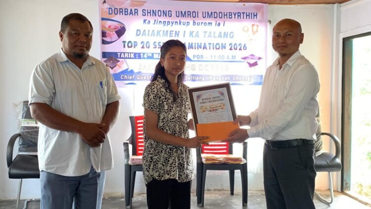 Umroi Umdohbyrthih village celebrates a young star