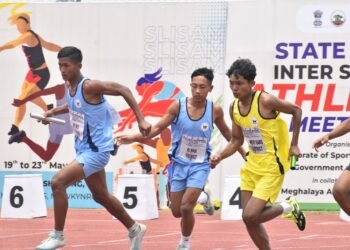 East Khasi Hills in command going into final day of State Athletic Meet