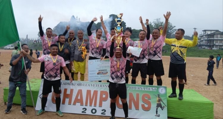 Veterans football tourney ends in Jowai