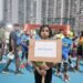 KV Upper Shillong student participating in Speed Skating C’ship