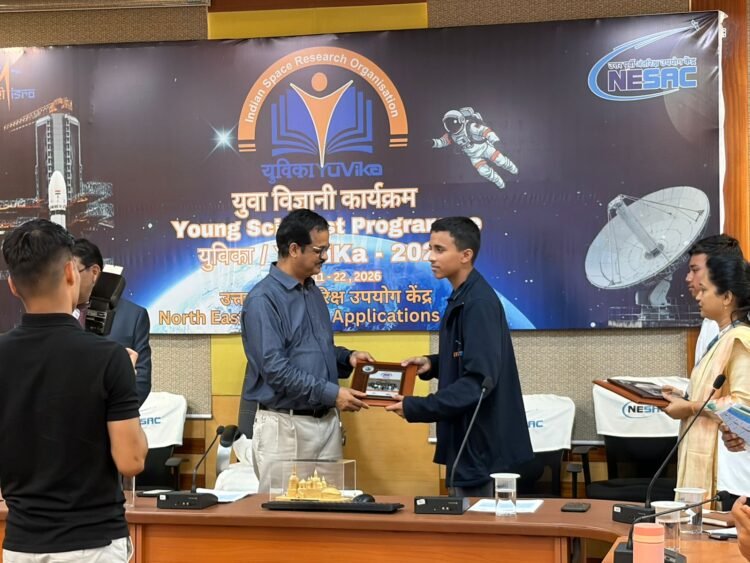 KV Umroi student shines at ISRO’s YUVIKA
