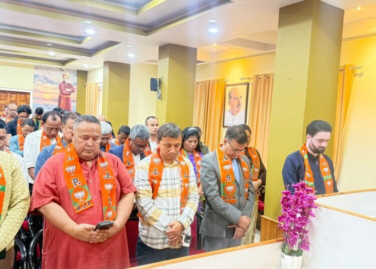 Meghalaya BJP holds prayer service for fallen Manipur church leaders