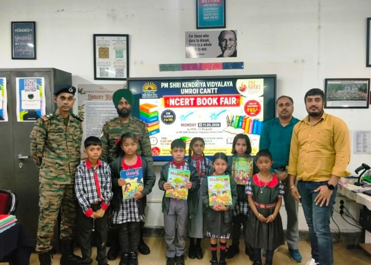 NCERT book fair held at KV Umroi