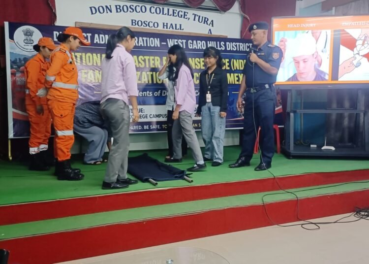 NDRF, DDMA conduct exercise across schools and colleges in West Garo Hills