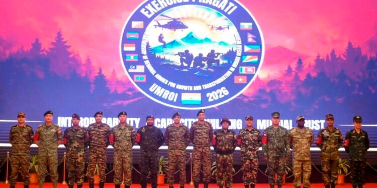 Joint military exercise of 13 nations begins in Meghalaya, focus on counter-terrorism ops