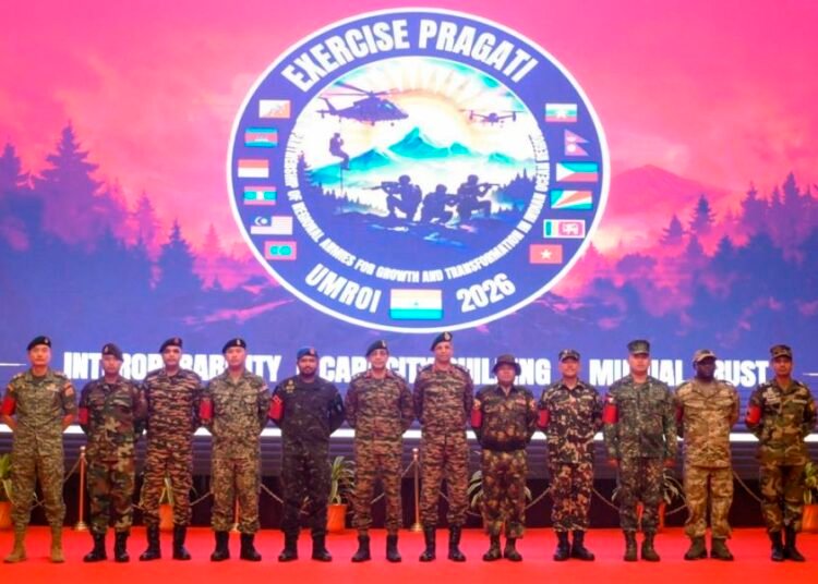 Joint military exercise of 13 nations begins in Meghalaya, focus on counter-terrorism ops