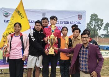 Sham Sham Secondary School overall champions of EJH athletic meet