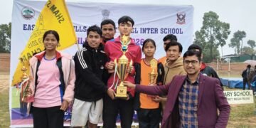 Sham Sham Secondary School overall champions of EJH athletic meet