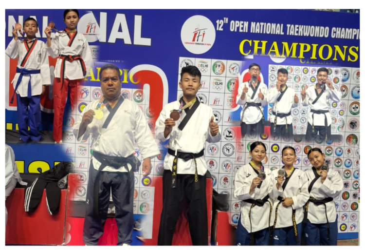 Osmond Sangma wins Gold in U-60 age group taekwondo