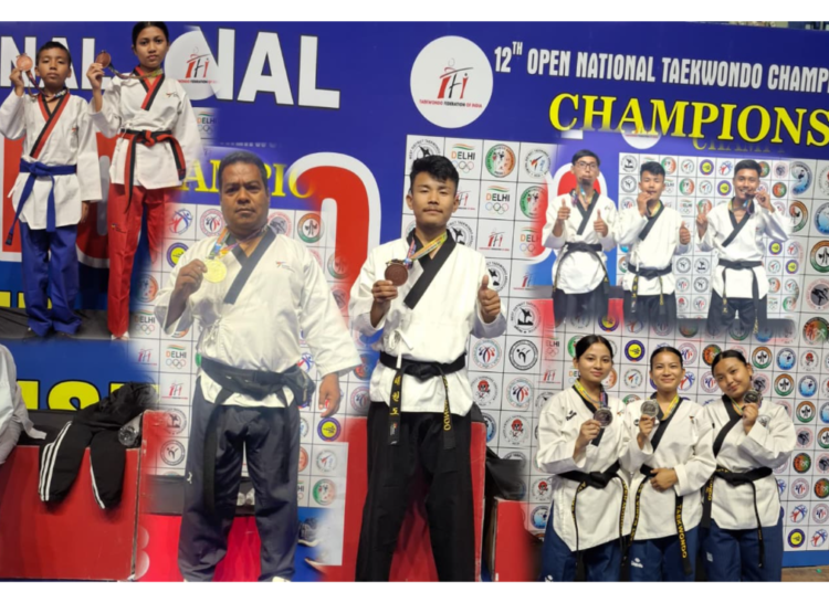 Osmond Sangma wins Gold in U-60 age group taekwondo