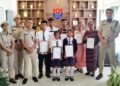 Teachers & students honoured for rescuing abandoned newborn