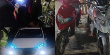 Scooty rider attempts to run over cop; Rs 1.5 lakh fines imposed from violators