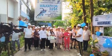 AIR Tura holds Walkathon to celebrate 90 years of All India Radio