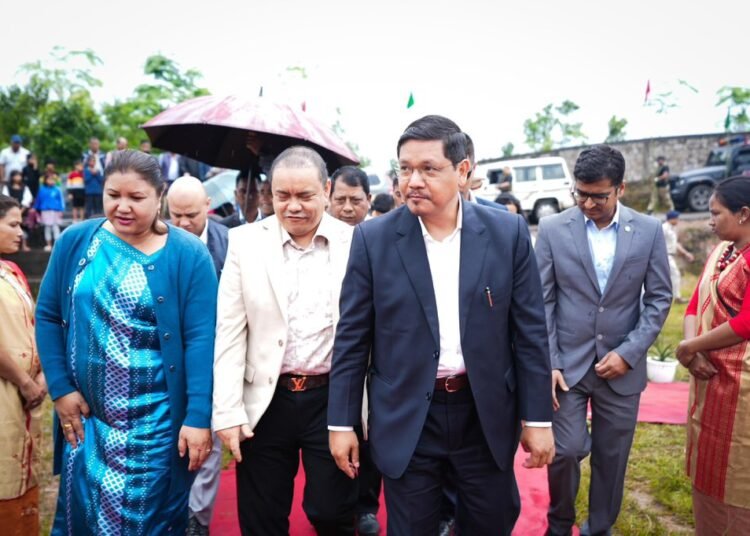 CM inaugurates road projects worth Rs 488 cr in East Jaintia hills