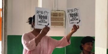 Students engaged with street plays on child protection law
