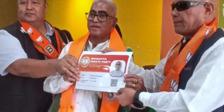 After stints in Cong & NPP, Mohendro Rapsang hops over to BJP