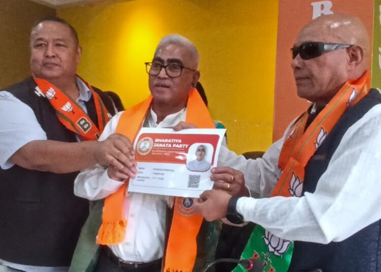 After stints in Cong & NPP, Mohendro Rapsang hops over to BJP