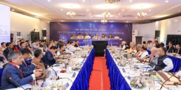 Amit Shah focuses on Peace & Prosperity at NEC plenary session