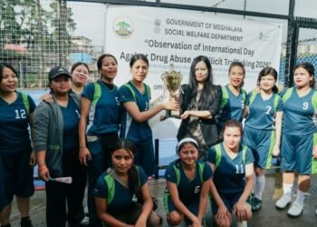 Anti-drugs football tournament held in Shillong