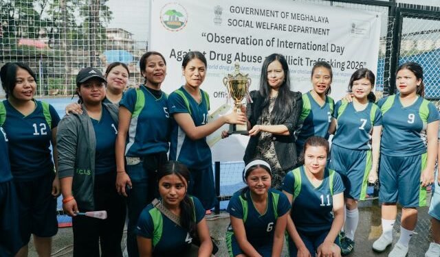 Anti-drugs football tournament held in Shillong
