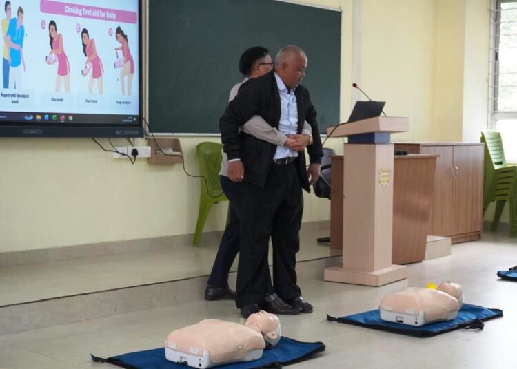CPR & first aid training conducted in City