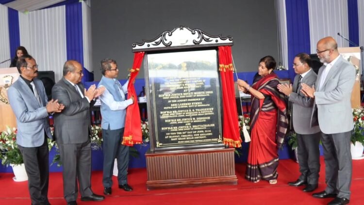 Chief Justice lays foundation stone for district court complex in Umsawli