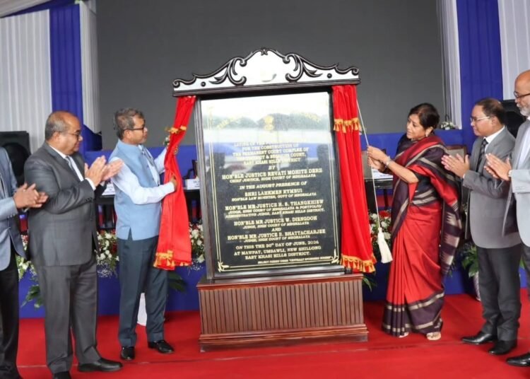 Chief Justice lays foundation stone for district court complex in Umsawli