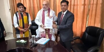M’laya raises ILP, FCRA, district councils with Amit Shah