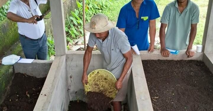Hands-on training for vermicompost production held in SWGH