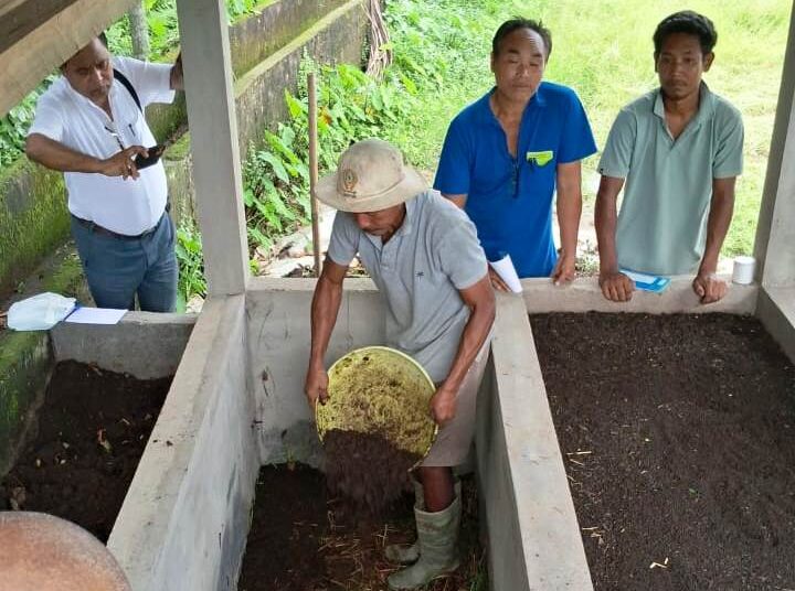 Hands-on training for vermicompost production held in SWGH