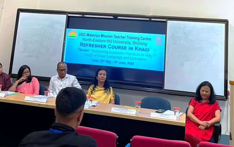 Refresher course in Khasi for teachers in NEHU concludes