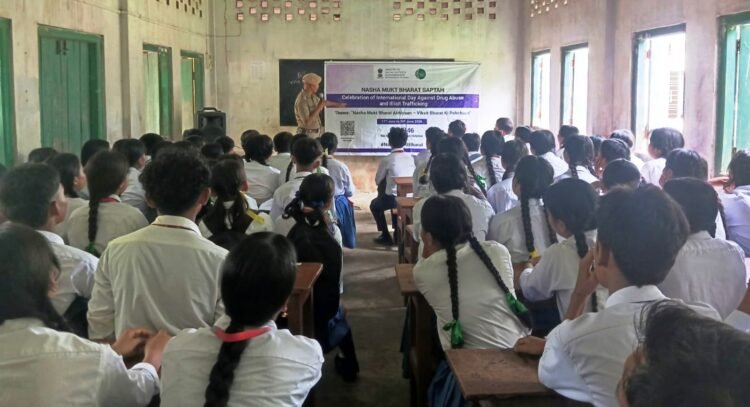 Ri Bhoi police engage with students for healthy, drug-free lives
