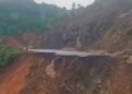 Large chunk of Shillong-Dawki Road washed away