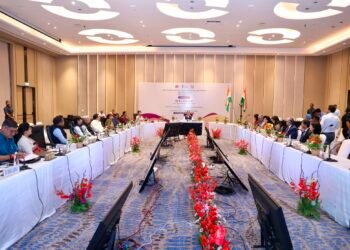 JP Nadda chairs parliamentary consultative meeting in Shillong