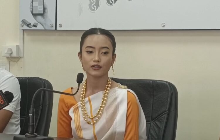 Aishwariya Malang representing Meghalaya at Miss Teen Diva