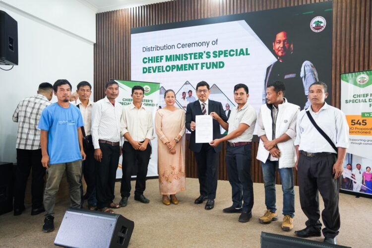 CM hands over CMSDF sanctions for grassroots projects