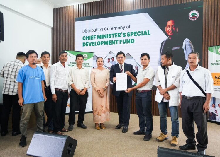 CM hands over CMSDF sanctions for grassroots projects