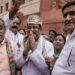 ‘Celebration of children’s ruined futures’: Cong on BJP MPs welcoming Pradhan