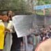 Hawkers protest continuing delay in forming TVC