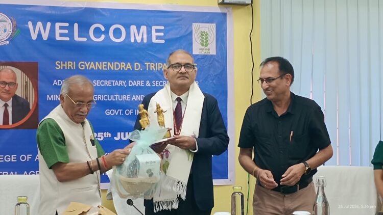 ICAR secretary visits Umiam to assess regional agri research
