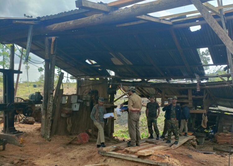 Illegal sawmills shut down in Jaintia Hills