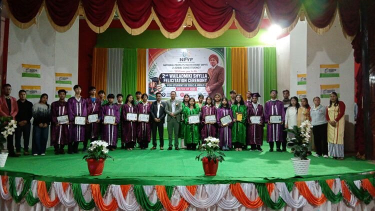 29 meritorious students felicitated in Jowai