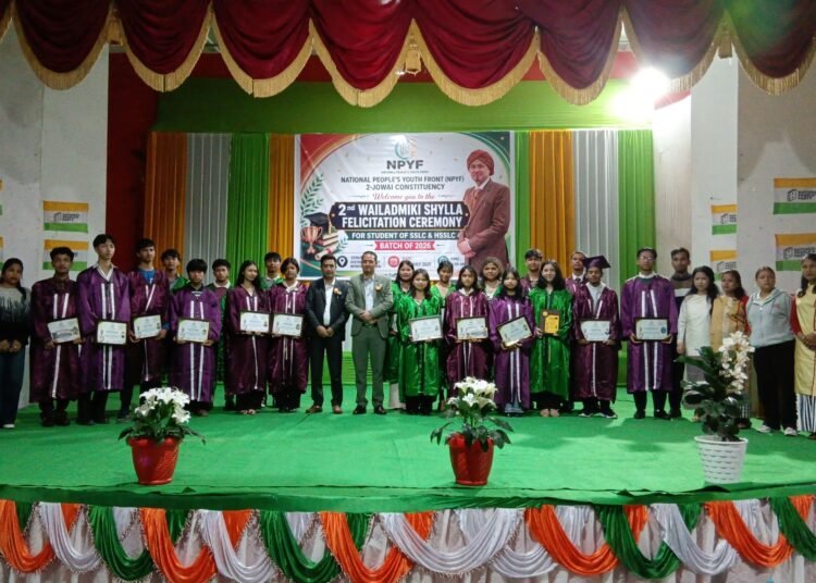 29 meritorious students felicitated in Jowai