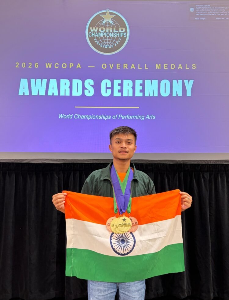 Kitkupar wins 3 gold medals, 2 bronze & scholarship at WCOPA 2026