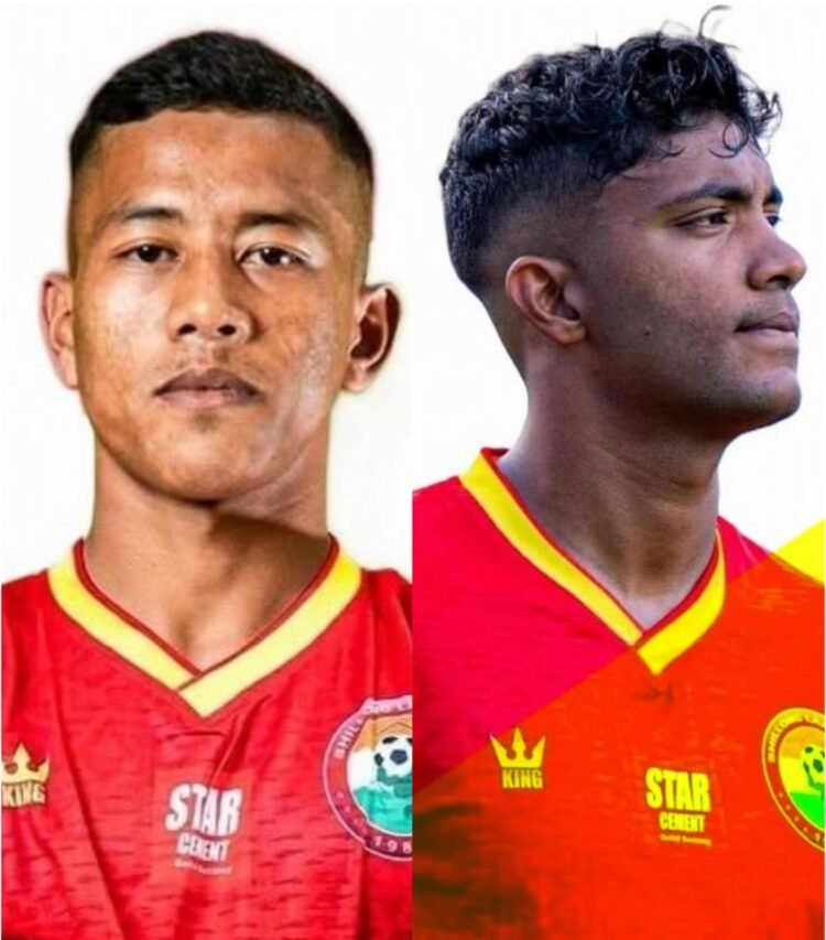 Lajong’s Saveme Tariang & Rudra Ved leave for ISL